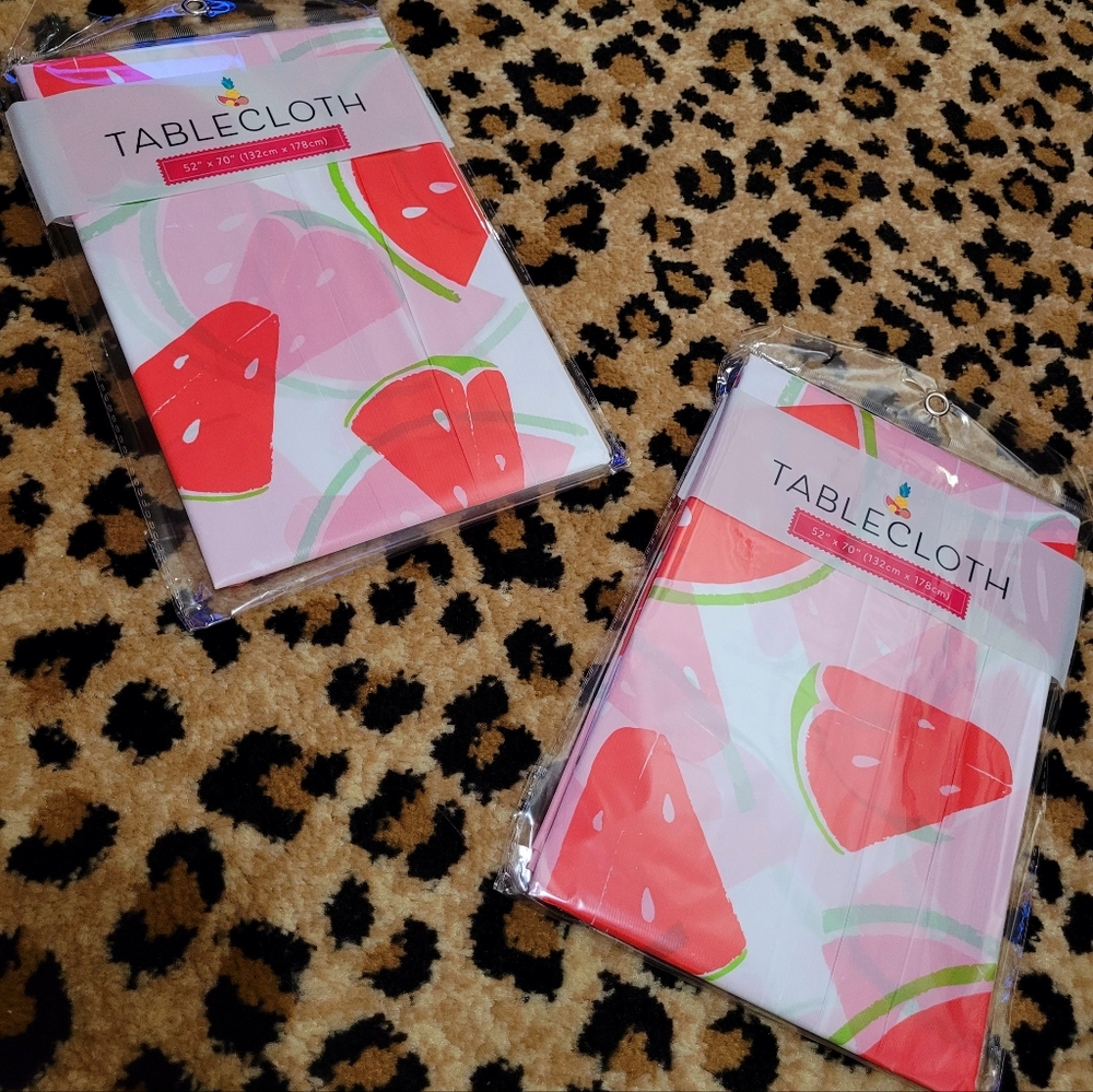 2 Watermelon Tablecloths